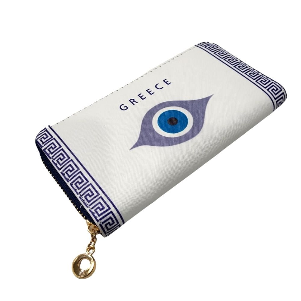 NWOT new Greece Evil eye wallet Zipper wallet Gift for her, rare